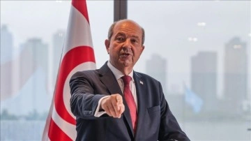 KKTC Cumhurbaşkanı Tatar'dan Kıbrıs'ta "iki devletli çözüm ve egemenlik ilkesi"