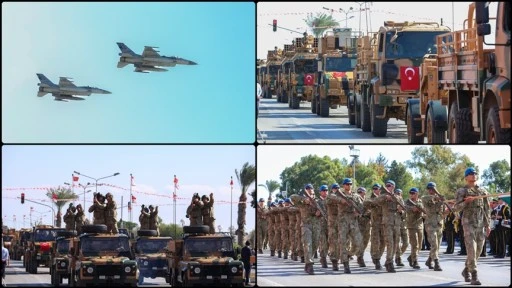 KKTC'nin 42. kuruluş yıl dönümü ve 15 Kasım Cumhuriyet Bayramı törenlerle kutlandı