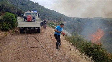 KKTC'nin Yeşilırmak köyünde çıkan yangın kontrol altına alındı