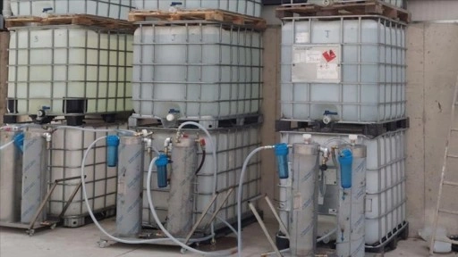 Kocaeli'de 12 ton etil alkol ele geçirildi, 9 zanlı gözaltına alındı