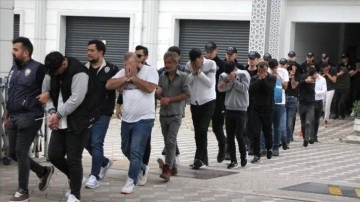 Kocaeli merkezli 11 ilde 'Sibergöz-34' operasyonunda yakalanan 49 şüpheli adliyede