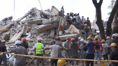 Kolombiya'nın Cali Belediye Başkanı Eder, depremin ardından 88 kişiyi enkazdan sağ &ccedil;ıkardıkları