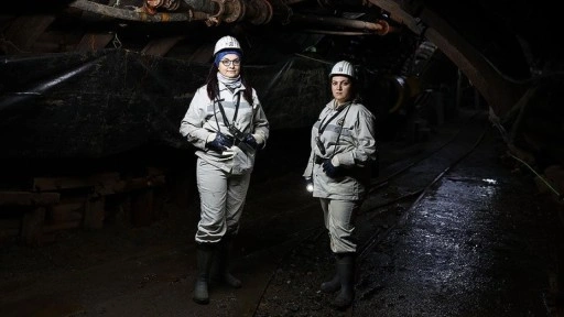 "Kömür kentinin" kadın mühendisleri yer altının zorlu koşullarında çalışıyor
