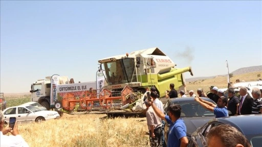 Konya'da 500 bin metrekare arazinin hasadından elde edilen gelir hayır işlerinde kullanılacak
