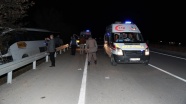 Konya'da otobüs şarampole devrildi: 14 yaralı