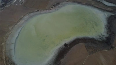 Konya'daki K&uuml;&ccedil;&uuml;k G&ouml;l 4 yıl aradan sonra su tutmaya başladı