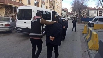 Konya'da Kafes-37 operasyonunda yakalanan 5 zanlı tutuklandı
