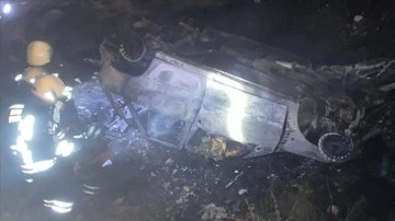 Konya'da otomobilin devrildiği kazada 4 kişi öldü