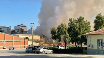 Konya'da şeker fabrikasında çıkan yangın söndürüldü