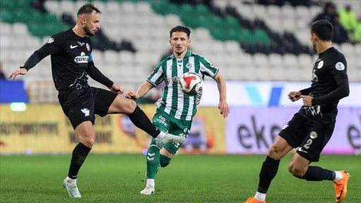 Konyaspor ile Çaykur Rizespor 1-1 berabere kaldı