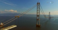 Körfez Geçiş Köprüsü havadan böyle görüntülendi
