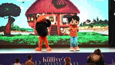 "K&uuml;lliye'de Ramazan" etkinlikleri kapsamında Ege ile Gaga M&uuml;zikali sahnelendi