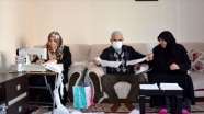 Kur'an kursu öğreticileri maske üretimi için seferber oldu