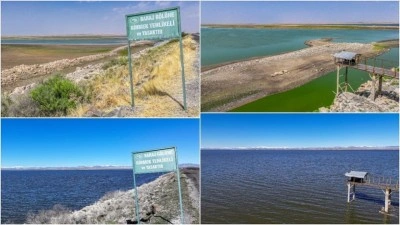 Kuraklıktan etkilenen Devege&ccedil;idi Baraj G&ouml;l&uuml; mevsimsel yağışlarla doldu