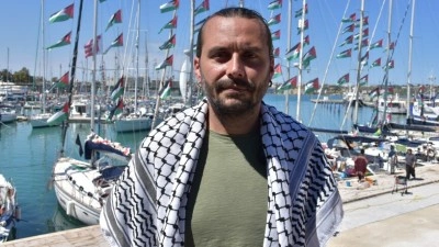 K&uuml;resel Sumud Filosu "2026 Bahar Misyonu"nda T&uuml;rk delegasyonu g&uuml;&ccedil;l&uuml; şekilde varlık g&ouml;steri