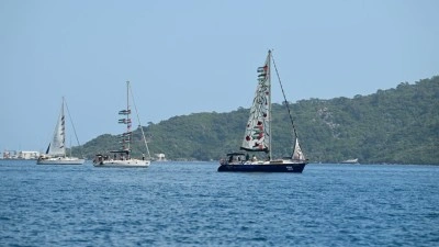 K&uuml;resel Sumud Filosu, Antalya a&ccedil;ıklarında ilerliyor