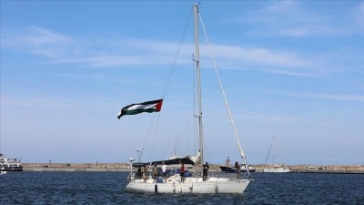 K&uuml;resel Sumud Filosu Barselona'dan bu kez iki katı katılımla Gazze'ye doğru yola &ccedil;ıkıyor