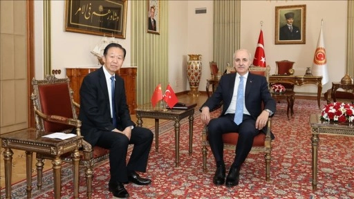 Kurtulmuş, Çin Ulusal Halk Kongresi Daimi Komitesi Başkan Yardımcısı Şiao'yu kabul etti
