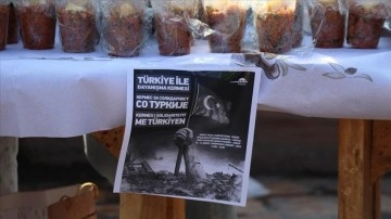 Kuzey Makedonya'da Türkiye'deki depremzedelere yardım için kermes düzenlendi