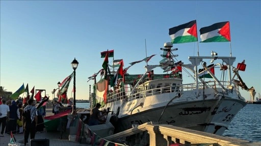 Libya'dan "Ömer Muhtar" gemisi Küresel Sumud Filosu'na katılmak üzere yola çıkıy