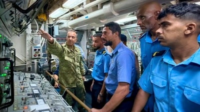 Libya Deniz Kuvvetleri personeline seyirde uygulamalı eğitimler verildi