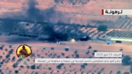 Libya ordusu Hafter'in hava savunma sistemlerinin SİHA'larla vurulma görüntülerini paylaşt