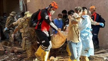 Libya'da selde ölenlerin kimlik tespit çalışmaları başladı
