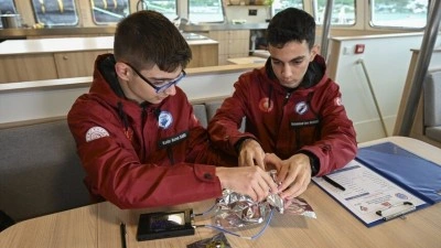 Lise &ouml;ğrencileri geliştirdikleri teknolojileri kutup şartlarında test etti