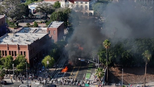 Los Angeles'taki sınır protestoları 3. gününde devam ediyor