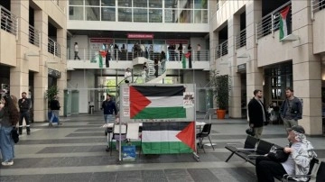 Lozan ve Cenevre üniversitelerinde Filistin'e destek eylemleri devam ediyor