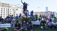 Lübnan'da göstericiler 17 Ekim protestolarının birinci yılında yine sokaklarda