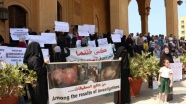 Lübnan'da 'işkenceye ve taraflı yargılamaya hayır' protestosu