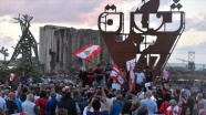 Lübnan&#039;daki 17 Ekim protestolarının 2. yılında Beyrut&#039;ta yürüyüş düzenlendi