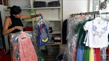 Lübnanlı girişimci kardeşler ihtiyaç sahibi ailelere ücretsiz bayram kıyafeti dağıtıyor
