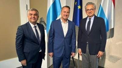 L&uuml;ksemburg'da &uuml;st d&uuml;zey yetkililerin katılımıyla T&uuml;rkiye-AB ekonomik ilişkileri g&ouml;r&uuml;ş&uuml;ld&uuml;