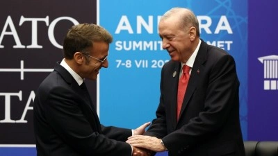 Macron, Cumhurbaşkanı Erdoğan ile g&ouml;r&uuml;şmesinden &ccedil;ok memnun kaldığını s&ouml;yledi