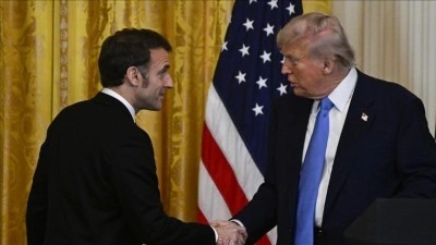 Macron ve Trump, İran&rsquo;ın saldırılarını ve L&uuml;bnan&rsquo;ı g&ouml;r&uuml;şt&uuml;