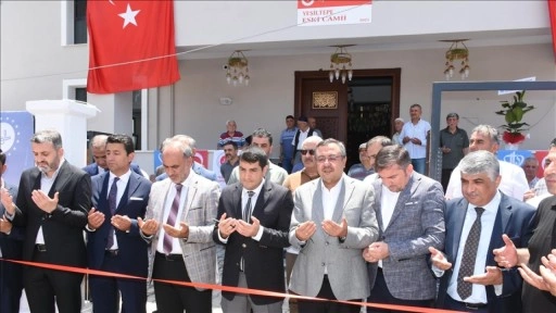 Malatya'da depremlerde hasar gören cami, hayırseverin desteğiyle yeniden inşa edildi