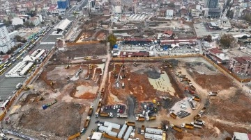 Malatya kent merkezinde konut ve iş yeri inşa çalışmaları sürüyor