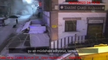 Malatya'da depremin ilk anları itfaiye telsizinde