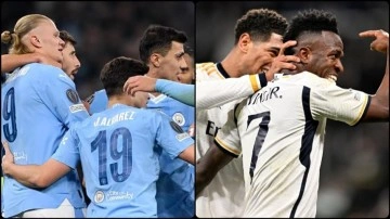 Manchester City ve Real Madrid, UEFA Şampiyonlar Ligi'nde çeyrek finale yükseldi
