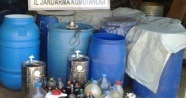 Manisa'da 10 bin litre kaçak içki ele geçirildi