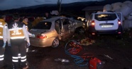 Manisa'da korkunç kaza: 5 ölü, 2 yaralı