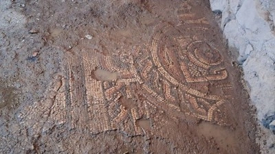 Mardin'de tarihi eser operasyonunda yaklaşık 1500 yıllık mozaik bulundu