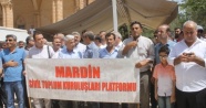 Mardin’de terör örgütü PKK’ya tepki