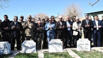 Mardin'de PKK'lı teröristlerce 36 yıl önce şehit edilen 8 kişi törenle anıldı