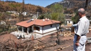 Marmaris&#039;te orman yangınında evleri yanan Şahin çifti yeni yuvalarına kavuştu
