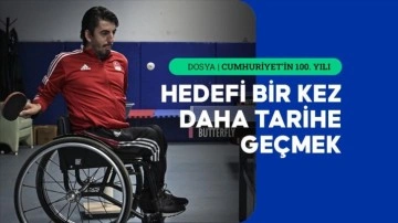 Masa tenisinin pes etmeyen şampiyonu Abdullah Öztürk