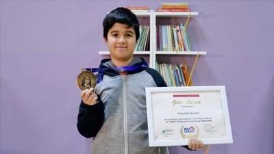 Matematik şampiyonu Sarp Arel başarıya doymuyor
