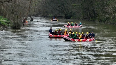 Melen &Ccedil;ayı'nda rafting sezonu a&ccedil;ıldı